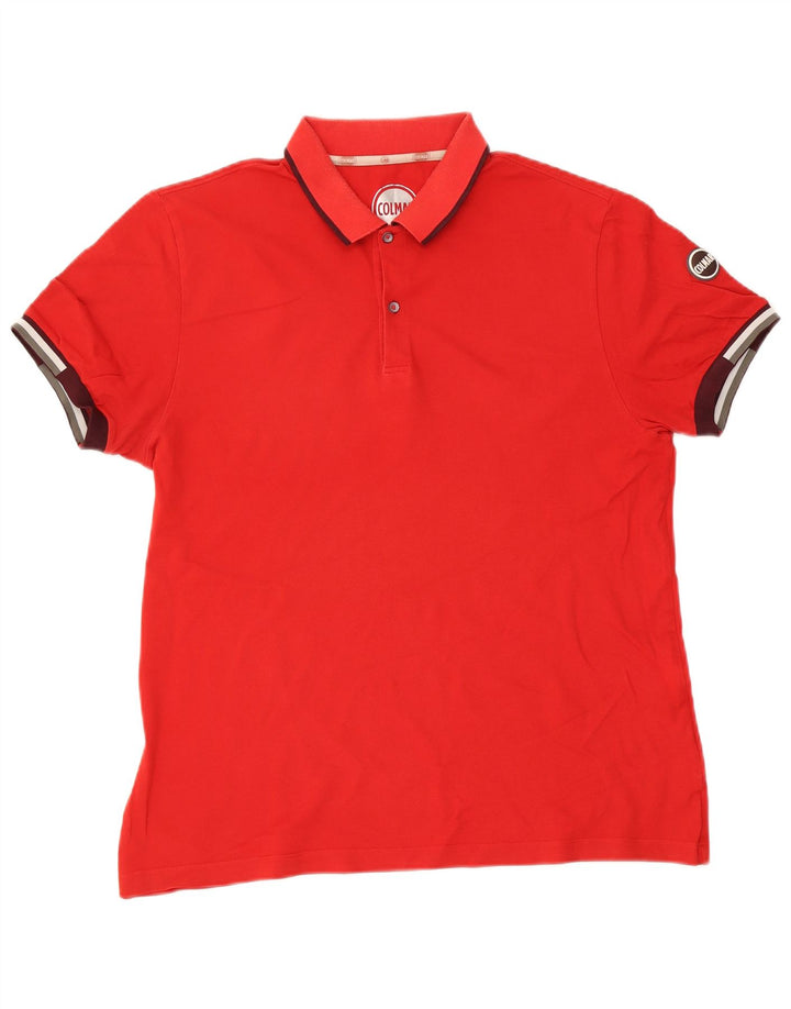 Męska koszulka polo Colmar 2XL czerwona bawełniana