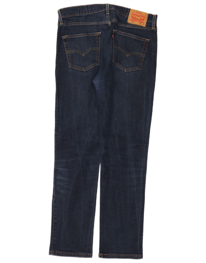 Męskie jeansy LEVI'S 511 Slim W34 L32 Granatowa bawełna
