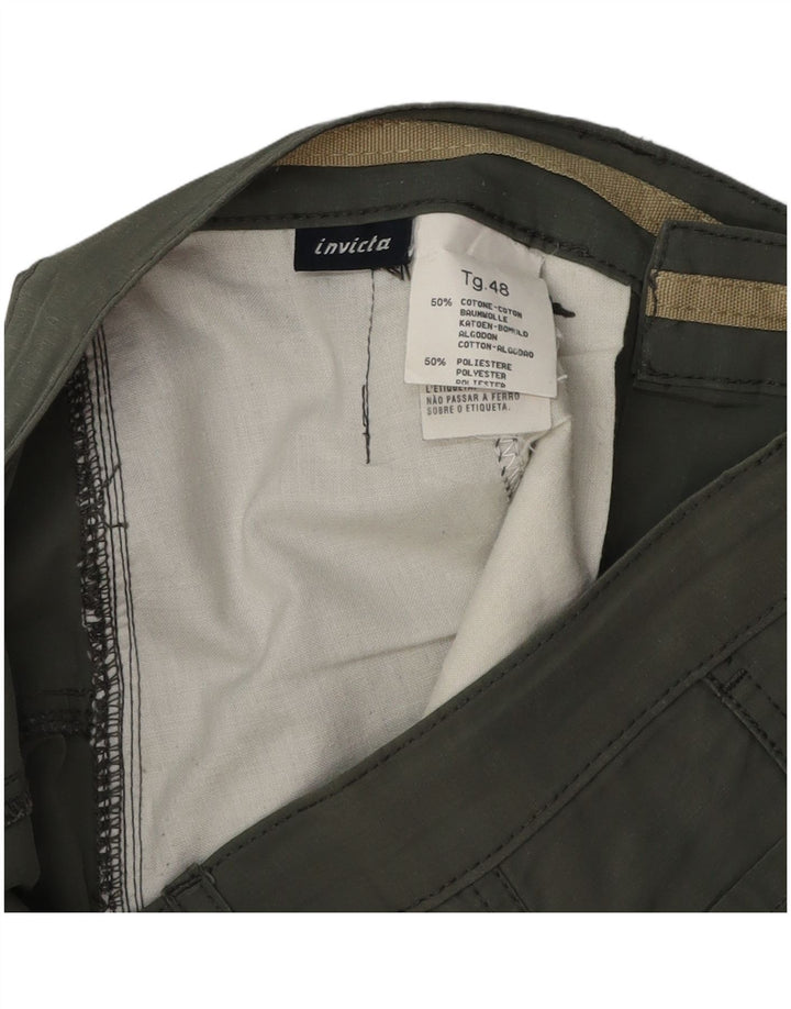 Męskie spodenki cargo Invicta IT 48 Medium W30 Szara bawełna