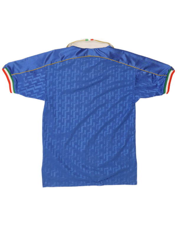 Męska koszulka piłkarska Nike Italy Soccer Home 1994-1996, mała, niebieska, poliestrowa