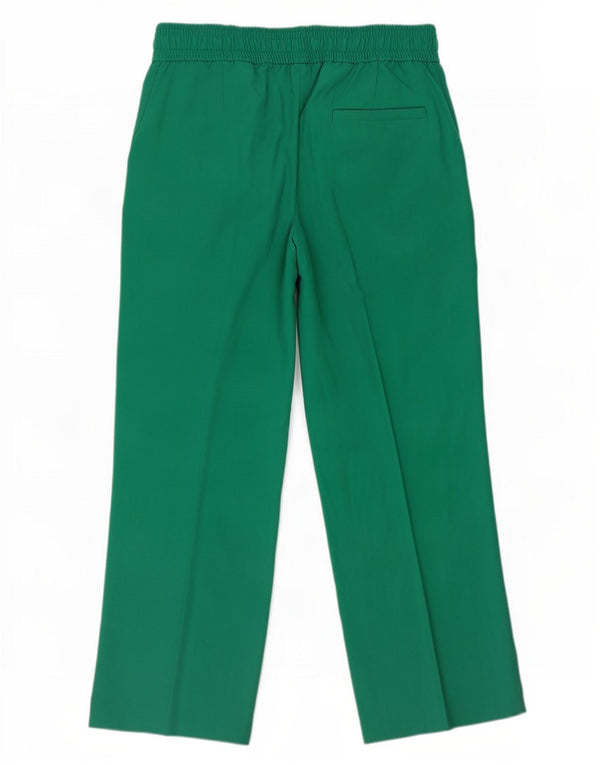 Spodnie Chino Marks & Spencer Wide Leg UK 12 Medium W30 L29 Zielone