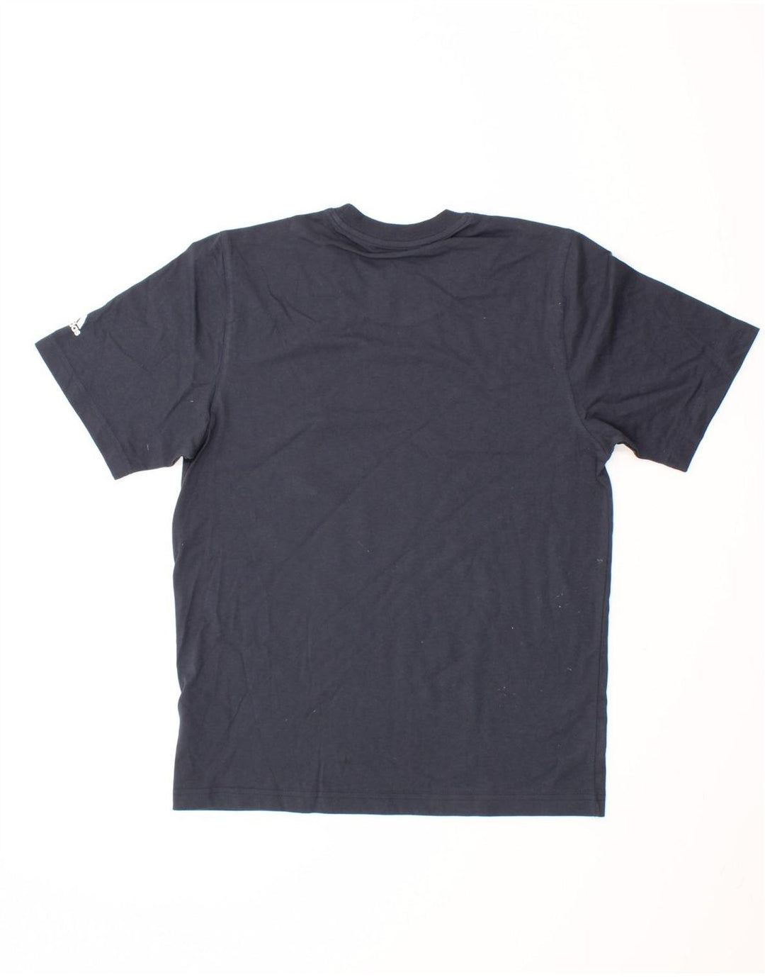 ADIDAS Mens T-Shirt Top Small Navy Blue Cotton Vintage Adidas and Second-Hand Adidas from Messina Hembry 