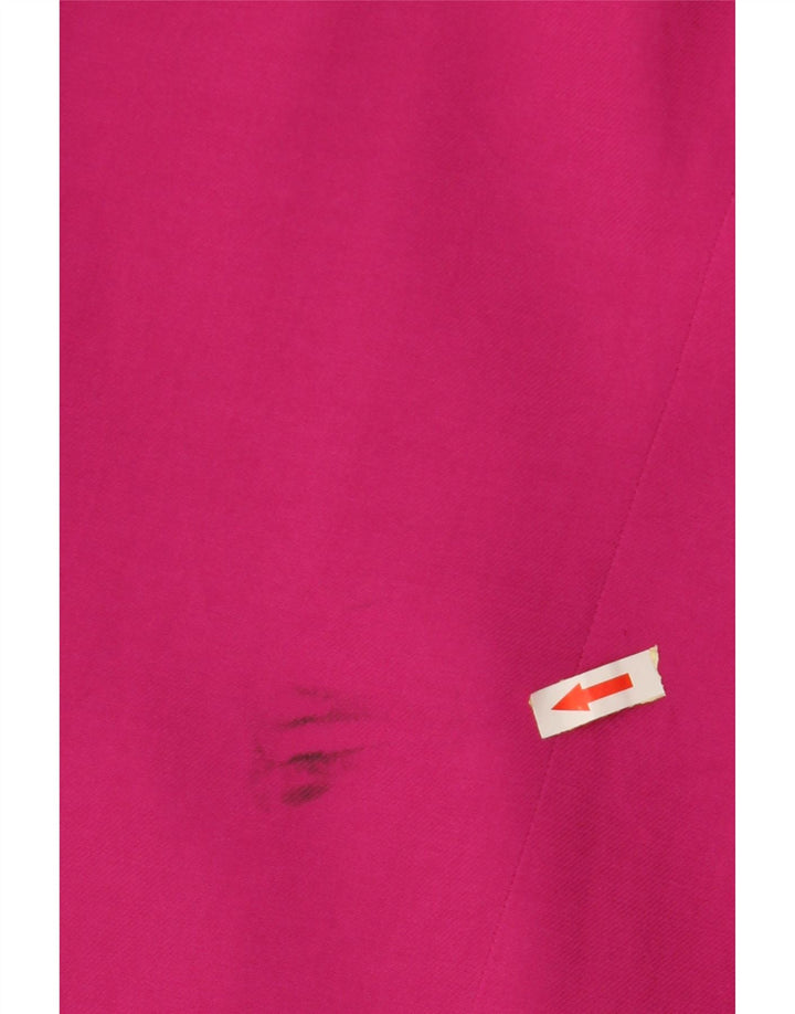 Damska marynarka ZARA o luźnym kroju, dwurzędowa, UK 6 XS, różowa wiskoza