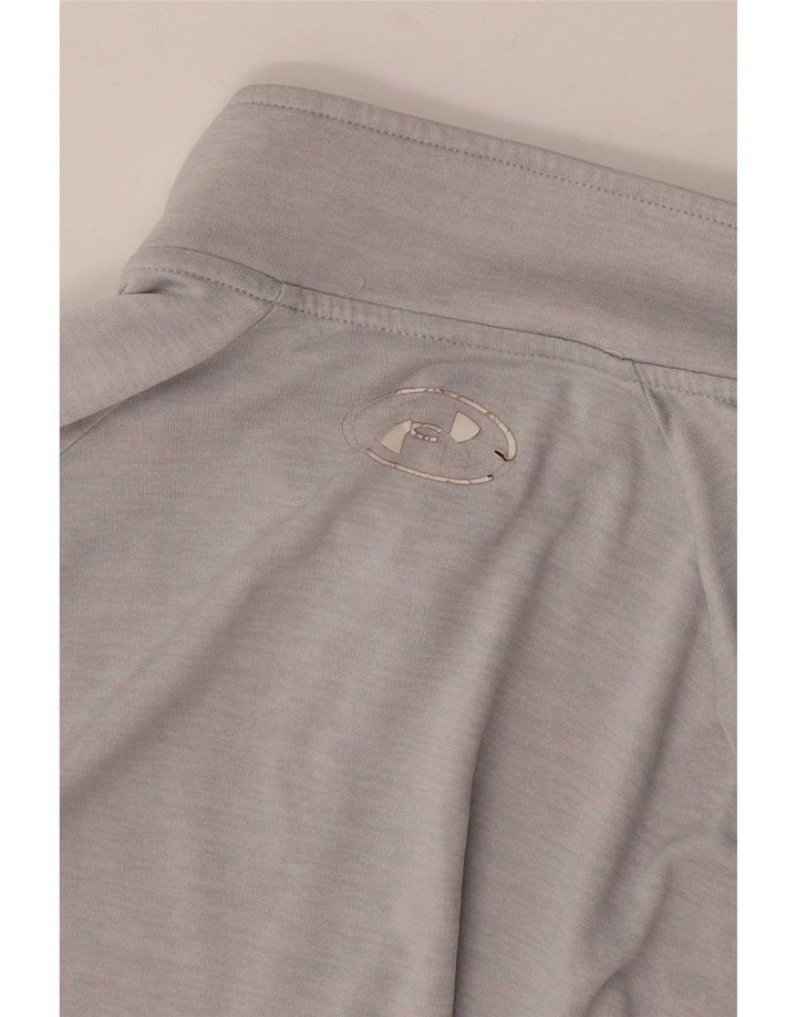 Męski top zapinany na zamek Under Armour, długi rękaw, mały, szary, poliester