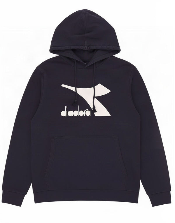 Męski sweter z kapturem Diadora XL, granatowy, bawełniany