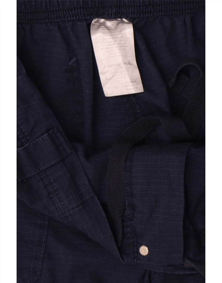 Spodnie damskie Carhartt Straight Cargo Medium W30 L30 Granatowa bawełna