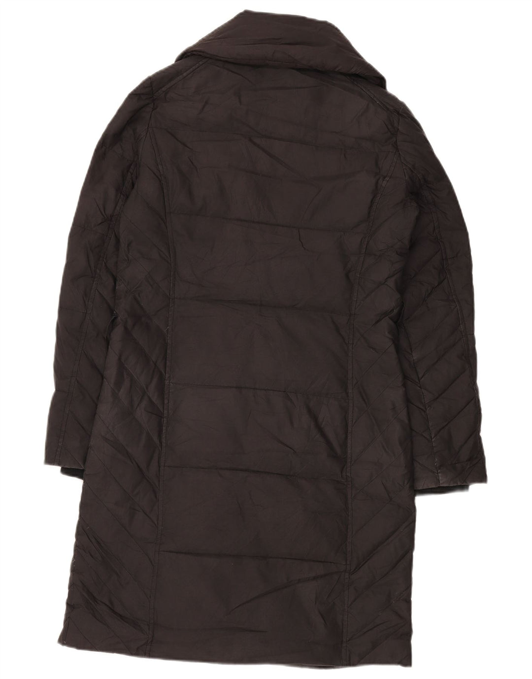 OASIS Damski, oversize'owy, ocieplany płaszcz UK 10, mały, czarny, poliestrowy