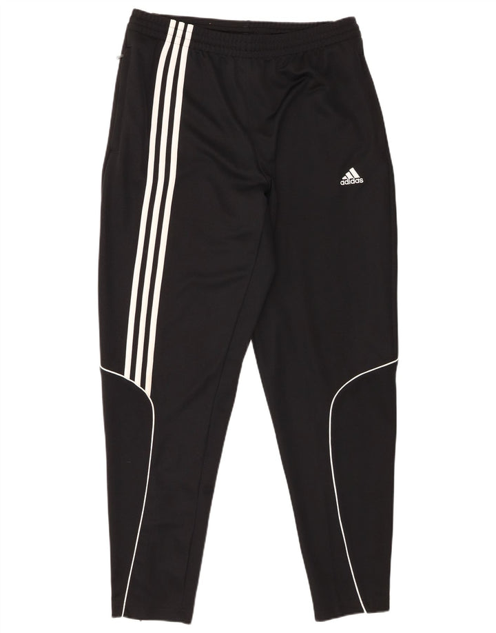 Męskie spodnie dresowe Adidas, duże, czarne, poliestrowe