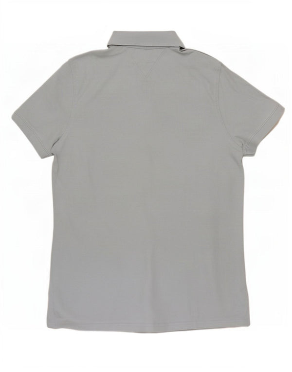 Męska koszulka polo Tommy Hilfiger, duża, niebieska, bawełniana