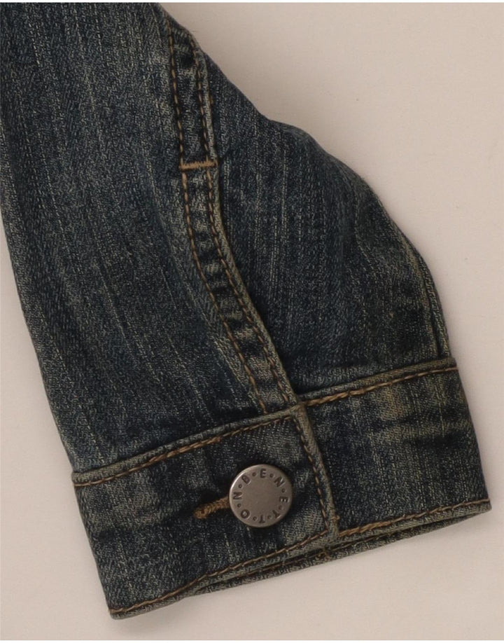 Kurtka dżinsowa Benetton dziewczęca 11-12 lat 2XL niebieska bawełniana