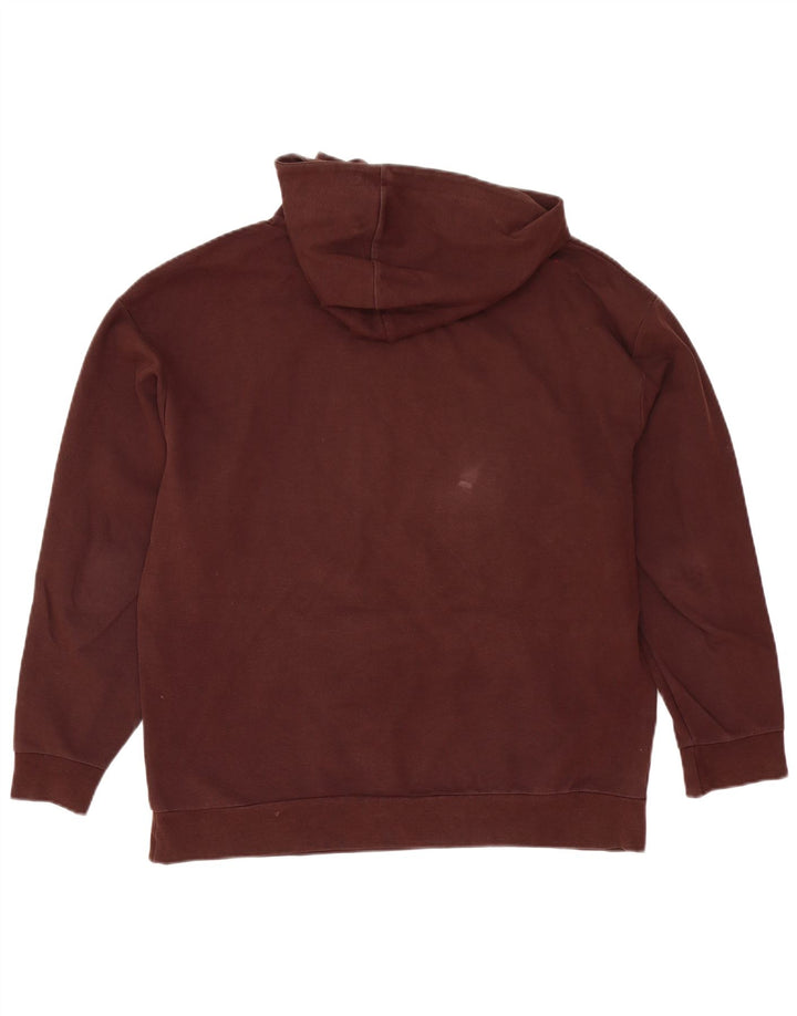 Męski sweter z kapturem Zara, duży, brązowy