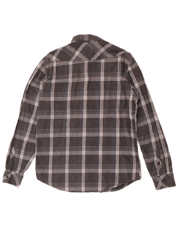 Męska koszula flanelowa Billabong, duża, szara, bawełniana w kratę