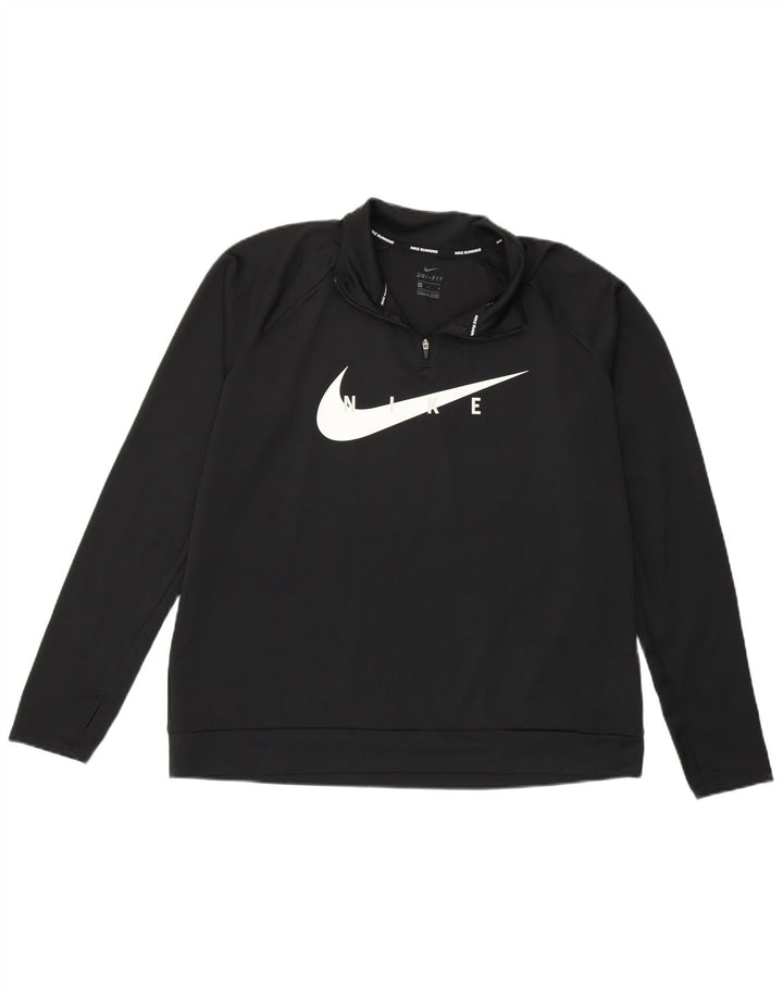 Damski dres Nike Dri Fit Graphic Pullover Top UK 16, duży czarny