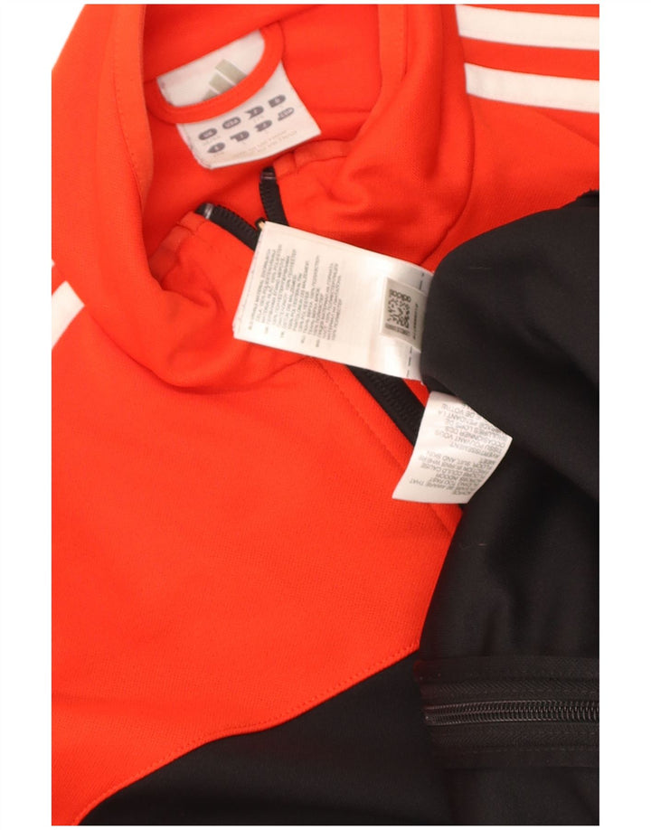 Adidas Męska bluza dresowa UK 38/40 Średni pomarańczowy blok kolorów