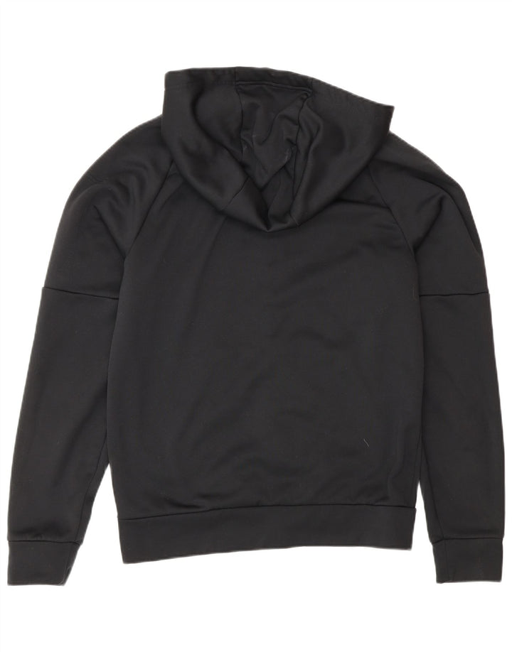 Męski sweter z kapturem i zamkiem błyskawicznym Nike Therma-Fit, mały, czarny, poliestrowy
