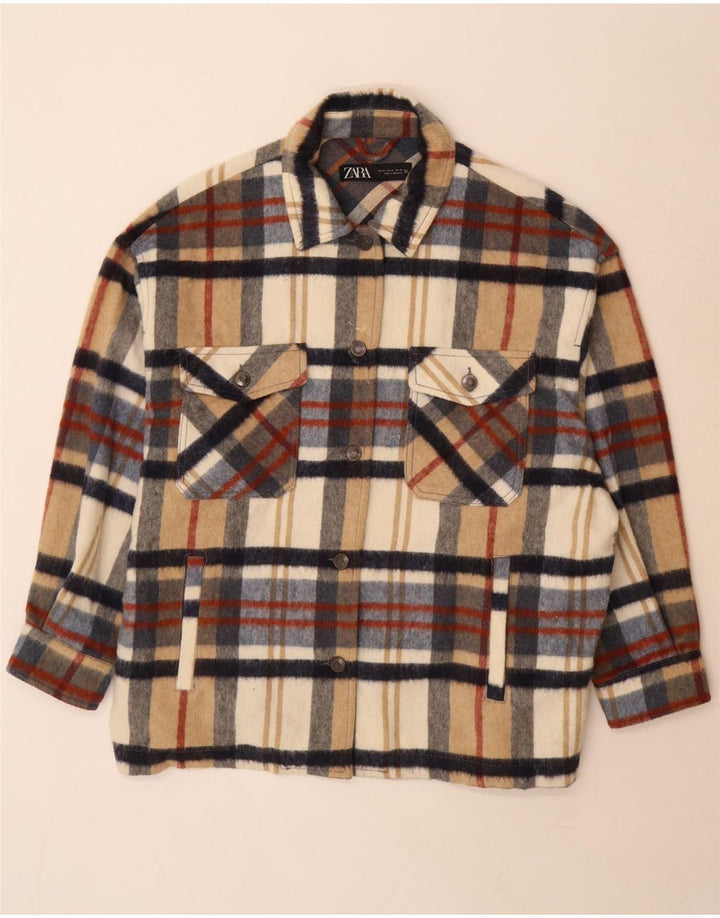 Damska koszula flanelowa typu oversize Lumberjack Zara UK 18 XL w wielobarwną kratkę