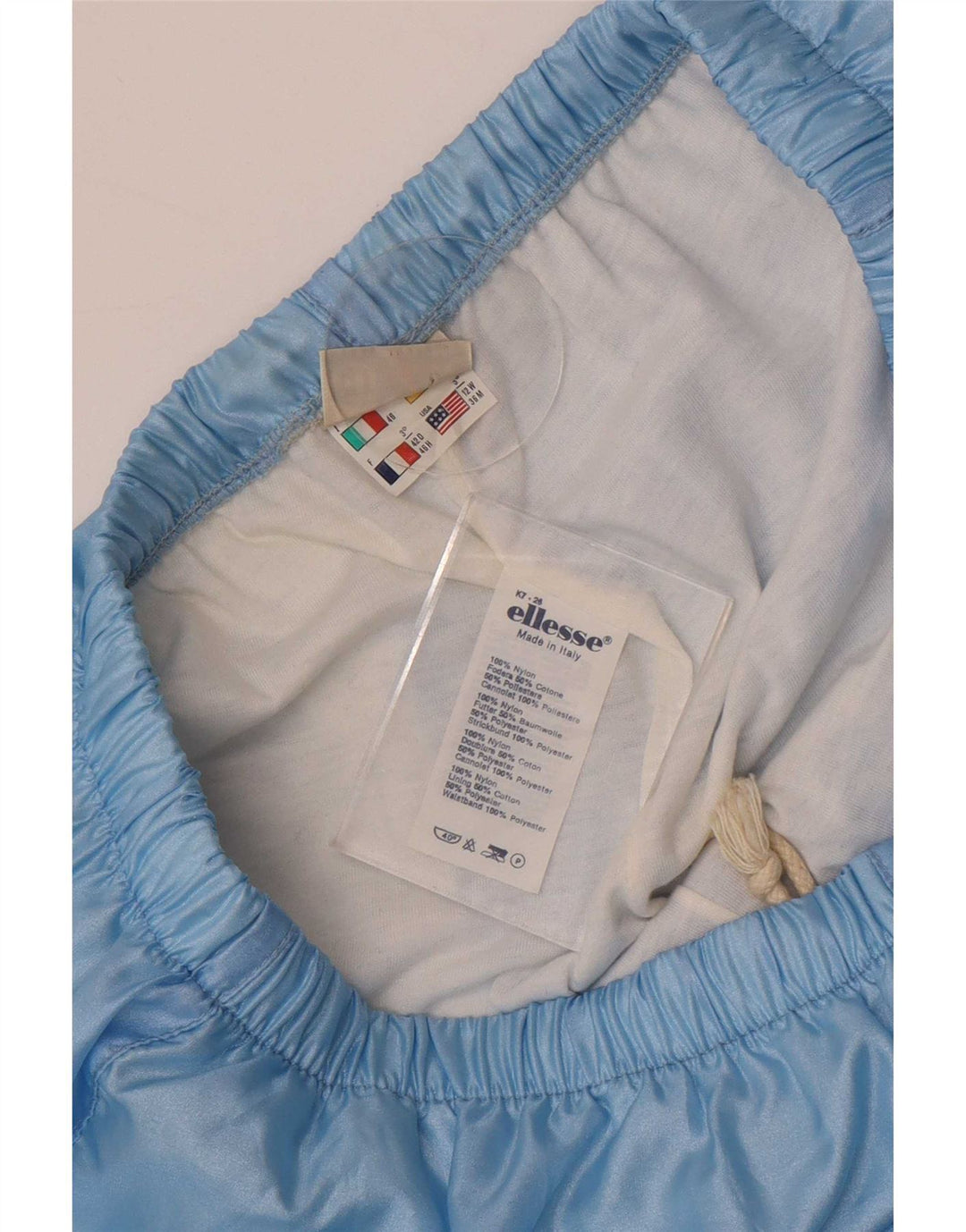 Damskie spodnie dresowe Ellesse Joggers US 12, duże, niebieskie, nylonowe