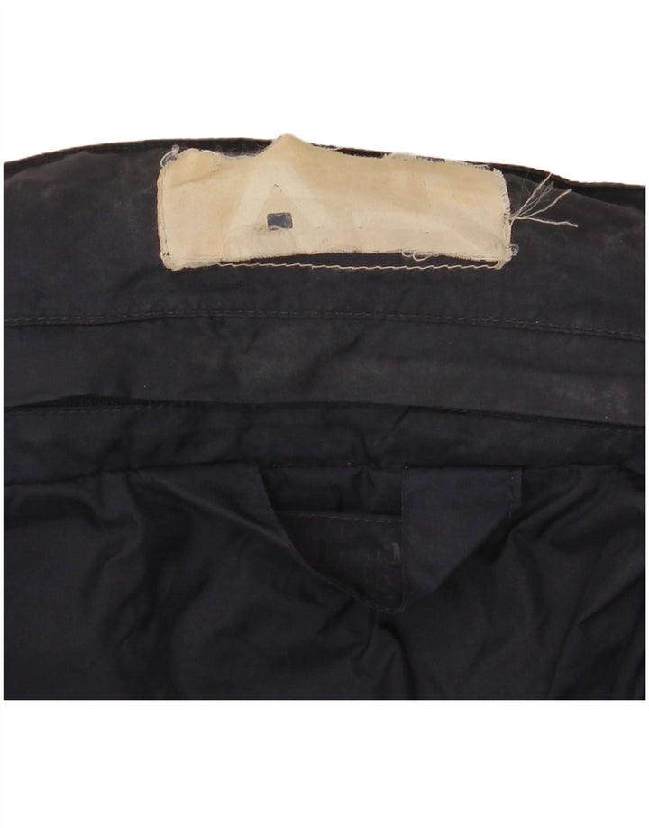 Męska kurtka przeciwdeszczowa Armani Jeans UK 40, duża granatowa, poliamidowa