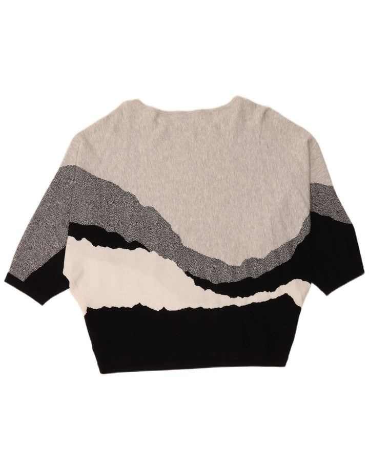 Damski sweter oversize PHASE EIGHT z dekoltem w łódkę, UK 14, średni szary