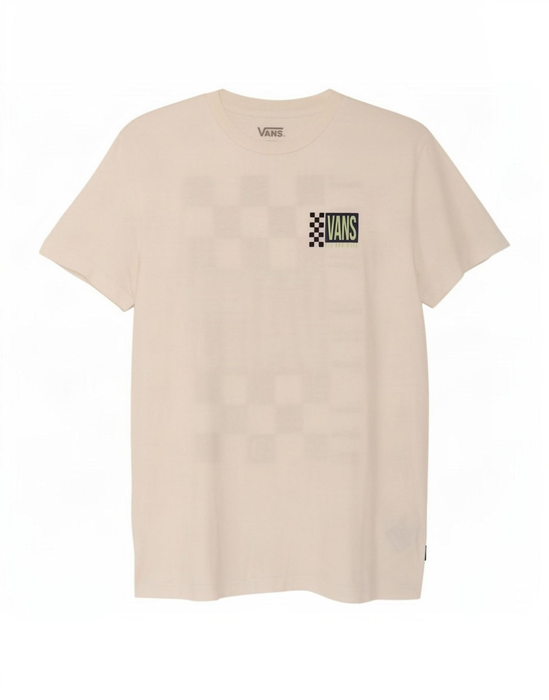 Męski T-shirt z grafiką Vans, mały, biały, bawełniany