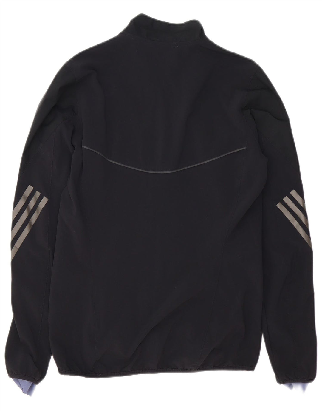 Damska kurtka dresowa do biegania ADIDAS UK 10, mała, czarna, poliester