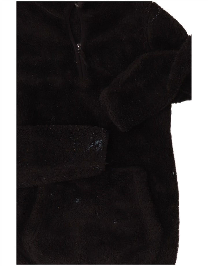 Damski sweter polarowy Mountain Warehouse z zamkiem błyskawicznym UK 12, średni czarny