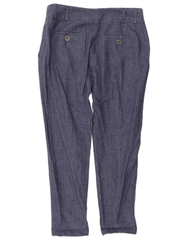 Spodnie damskie Zara Pegged Chino Medium W28 L28 Granatowe