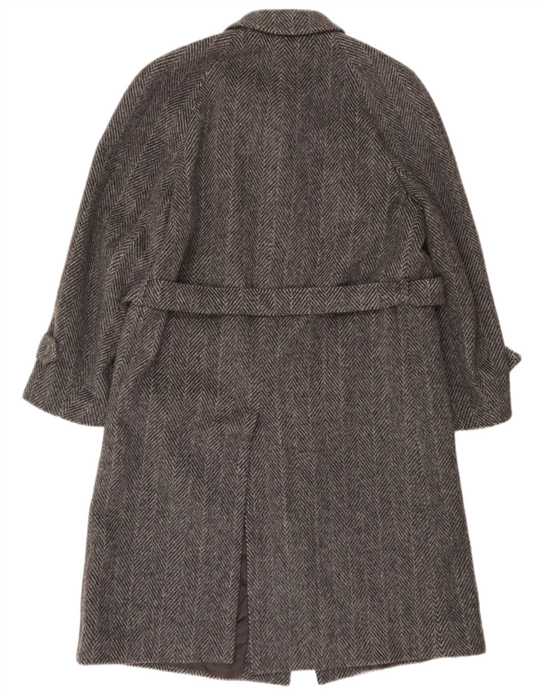 Płaszcz męski Vintage IT 52 XL Szary w jodełkę