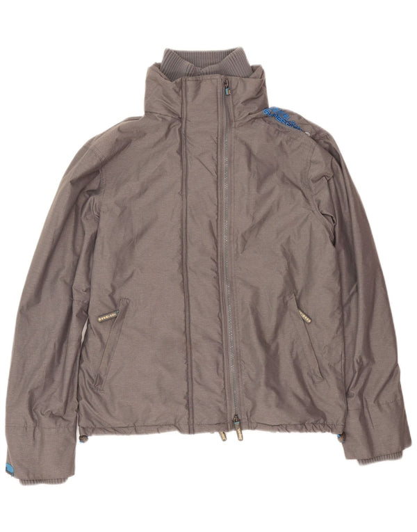 Męska wiatrówka Superdry Sherpa UK 38 Średni szary nylon