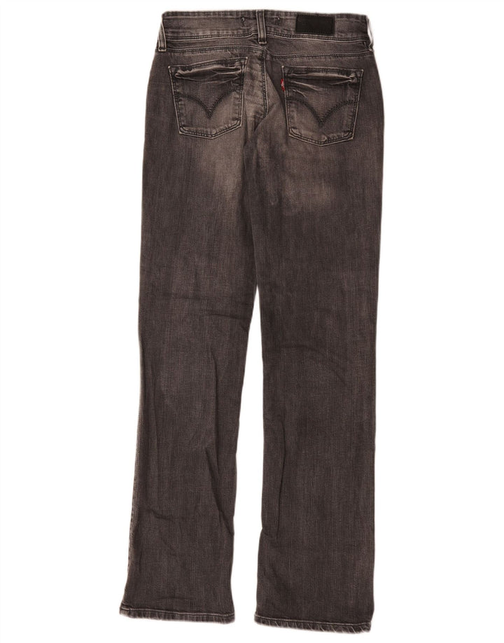 Damskie jeansy Levi's 570 Straight W28 L31 Szara bawełna