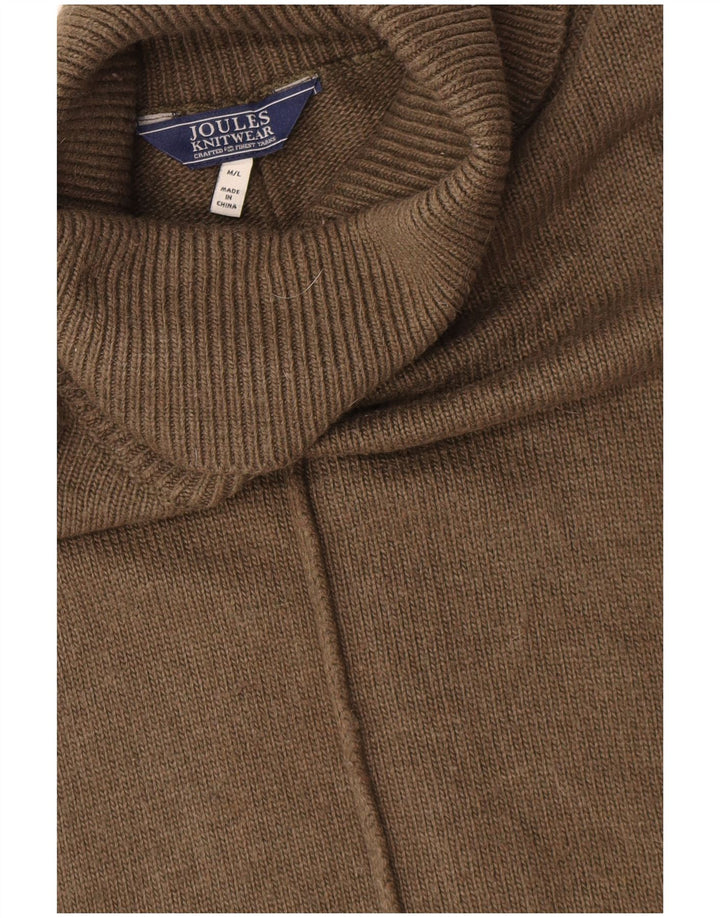 Damski sweter poncho Joules Oversize UK 14, średni khaki, wiskoza