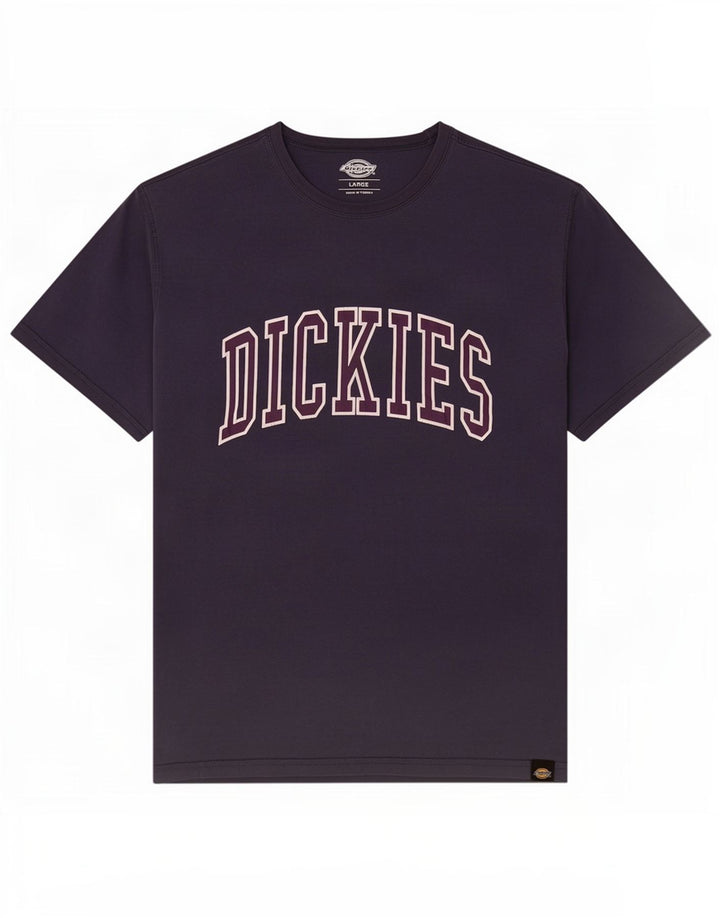 Męska koszulka z grafiką Dickies, duża, granatowa, bawełniana
