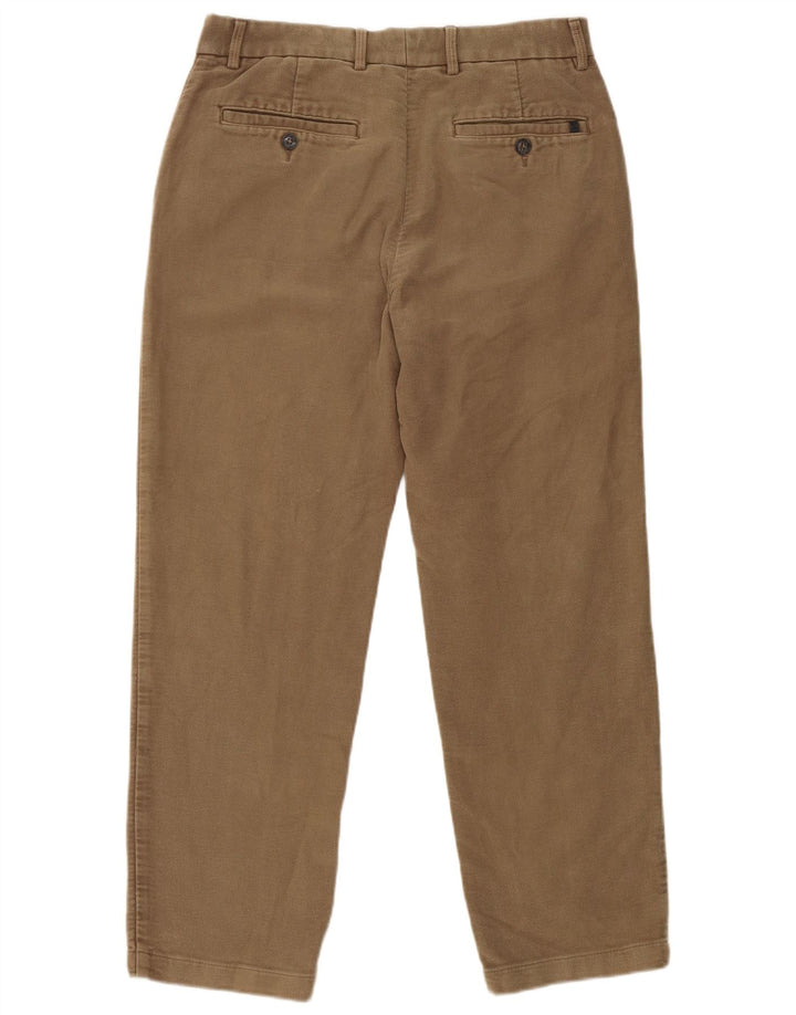 Spodnie damskie Marks & Spencer Regular Chino W32 L29 Beżowa bawełna