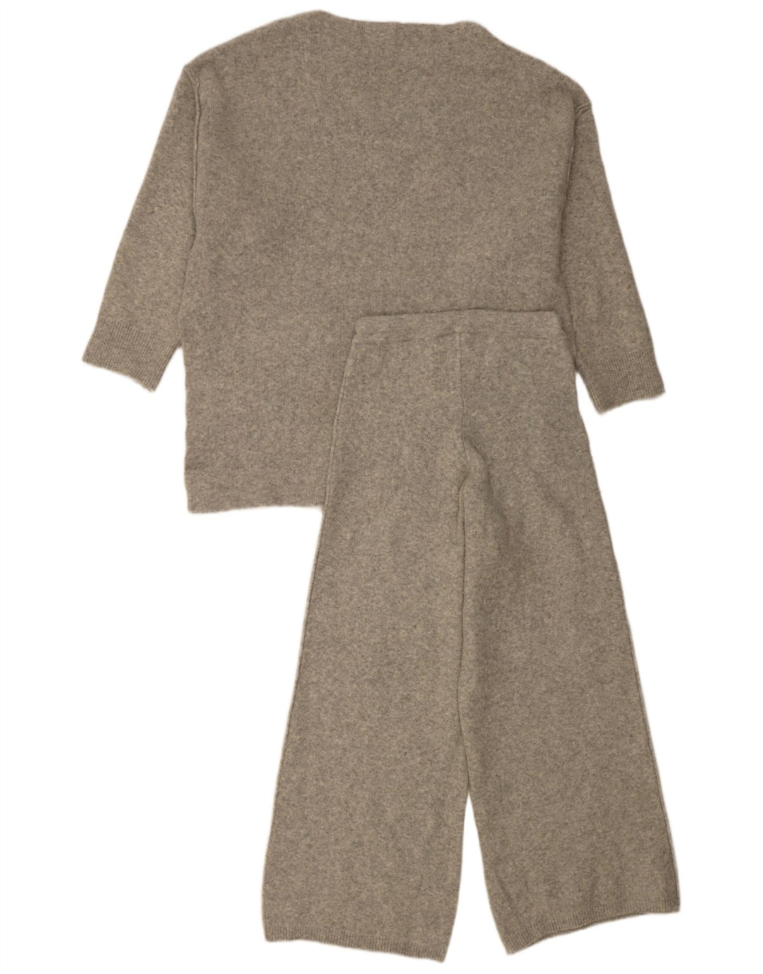 Damski zestaw 2-częściowy oversize z dzianiny Zara UK 10 Small, szary, akrylowy
