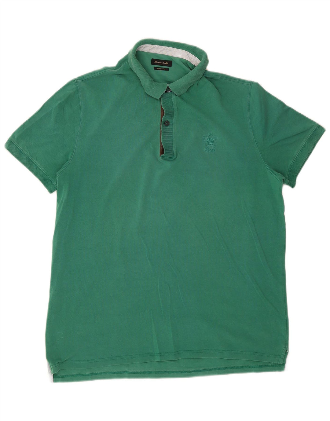 Męska koszulka polo Massimo Dutti XL, zielona bawełna