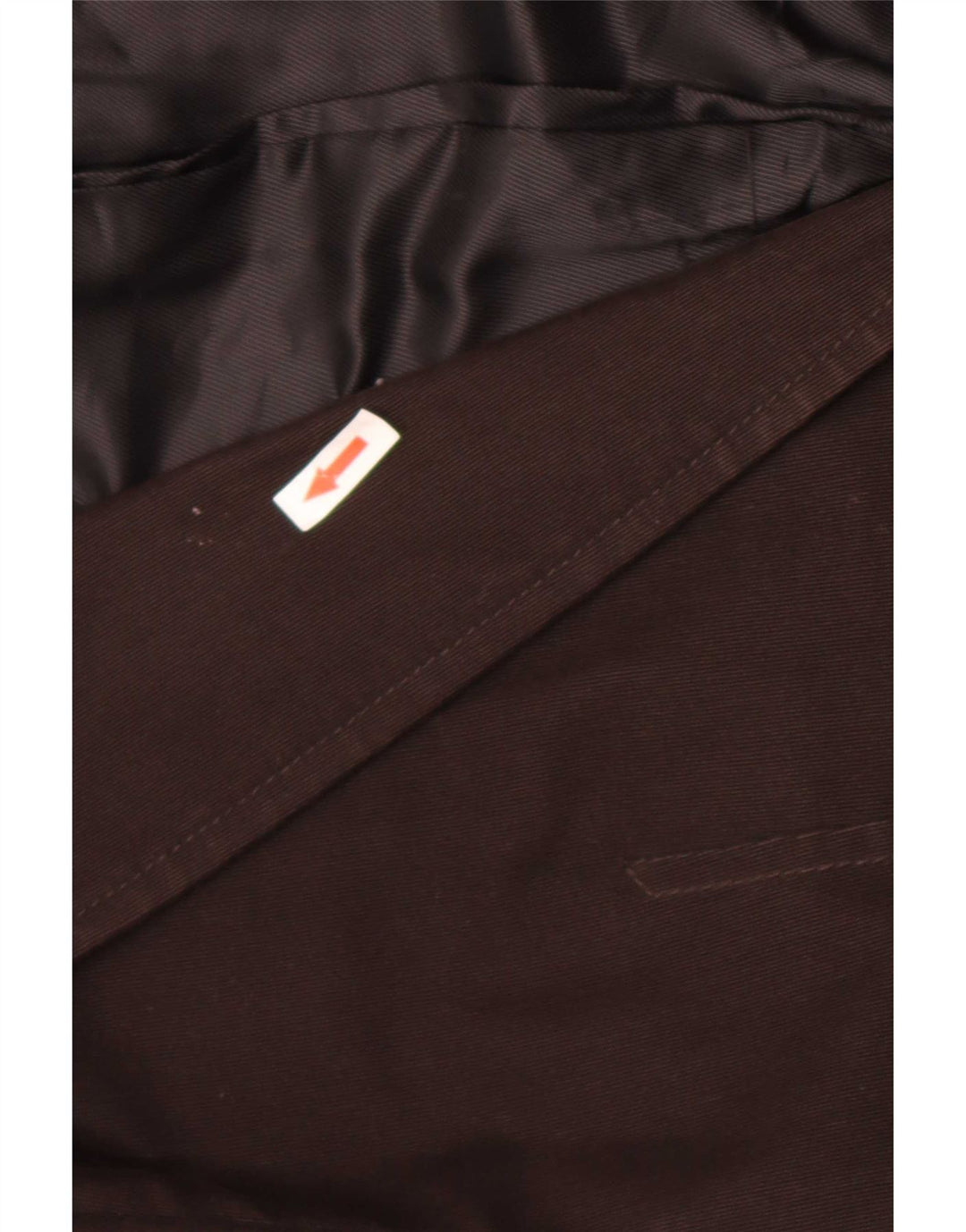Zara Męska marynarka wojskowa zapinana na 2 guziki EU 54 XL, brązowa, bawełniana