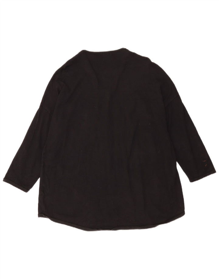 Marks & Spencer Damski sweter z długim rękawem i zamkiem błyskawicznym UK 10 Small Navy Bl