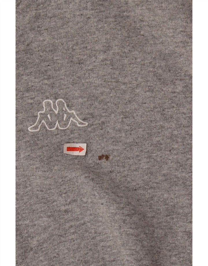 Damski krótki top Kappa z długim rękawem, UK 18 XL, szary