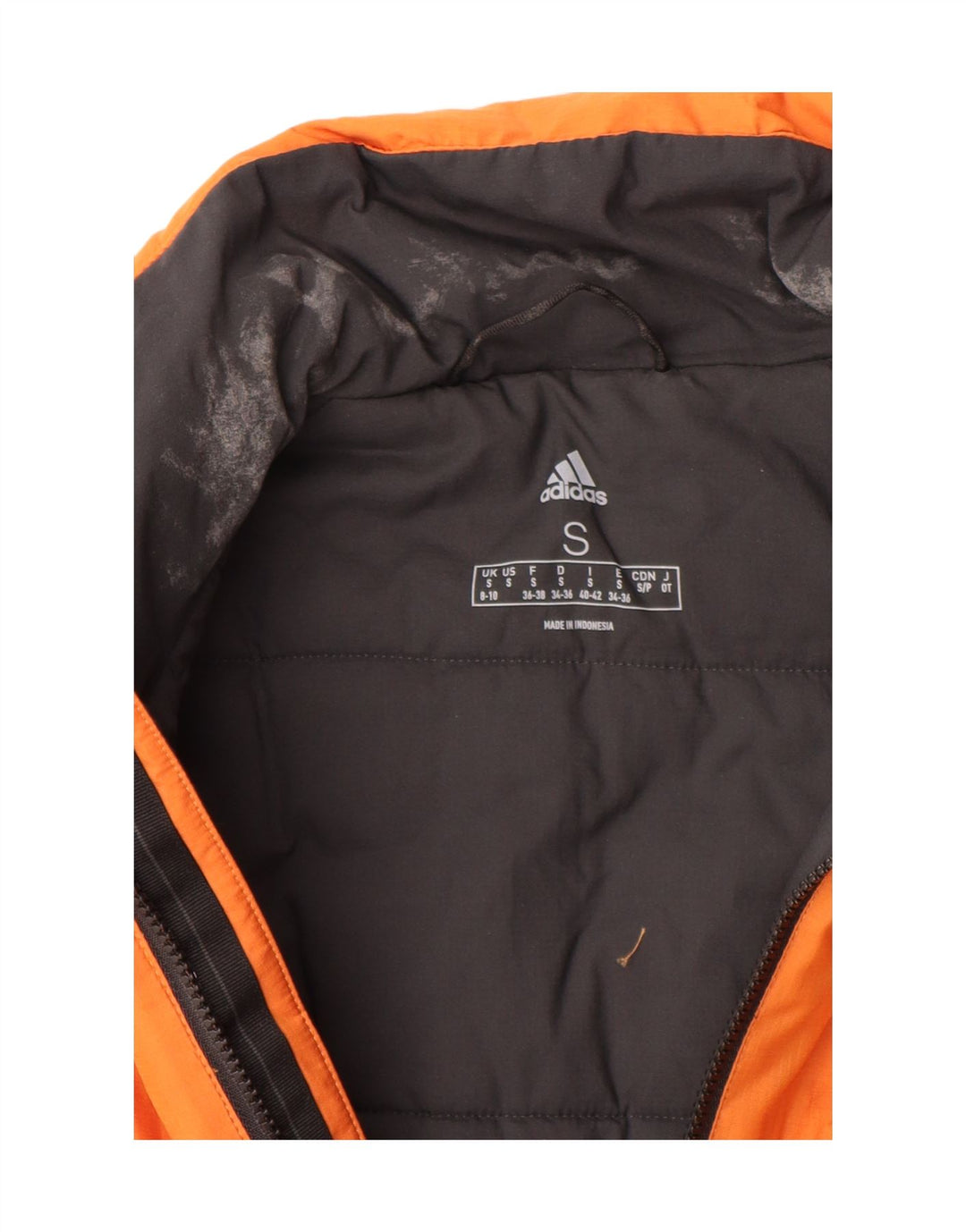 Damska ocieplana kurtka Adidas UK 8/10 Mała Pomarańczowa