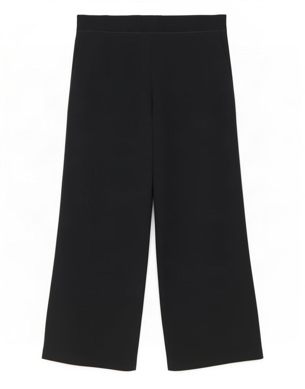 Marks & Spencer Damskie spodnie codzienne z szerokimi nogawkami UK 18 XL W38 L29 Czarne