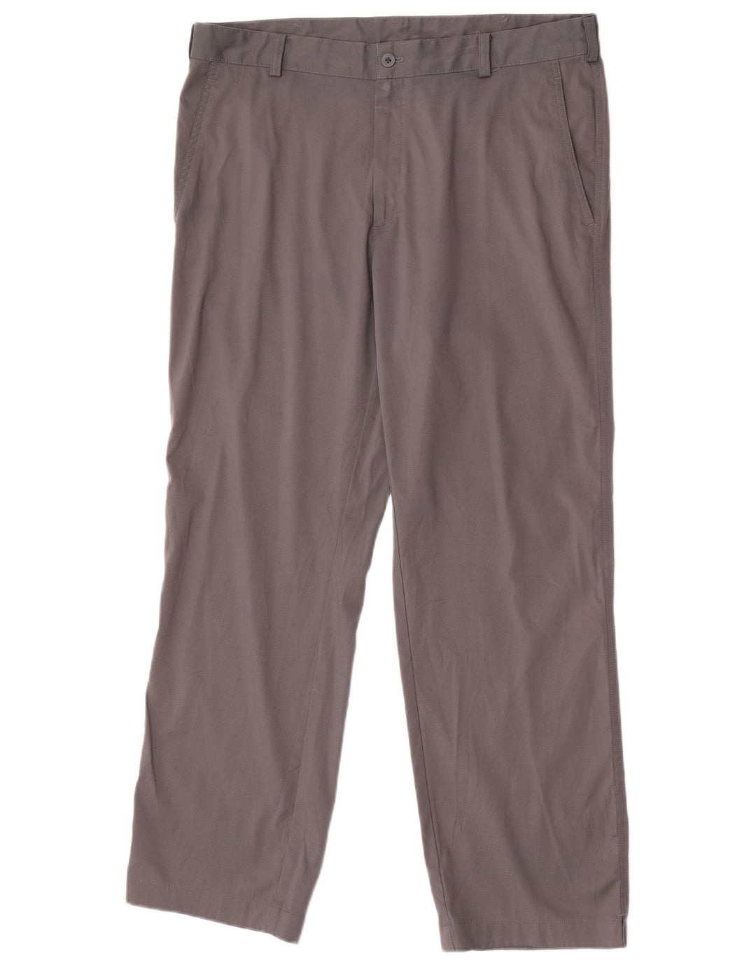Męskie spodnie chino Nike Dri Fit Straight W36 L30 Szary poliester
