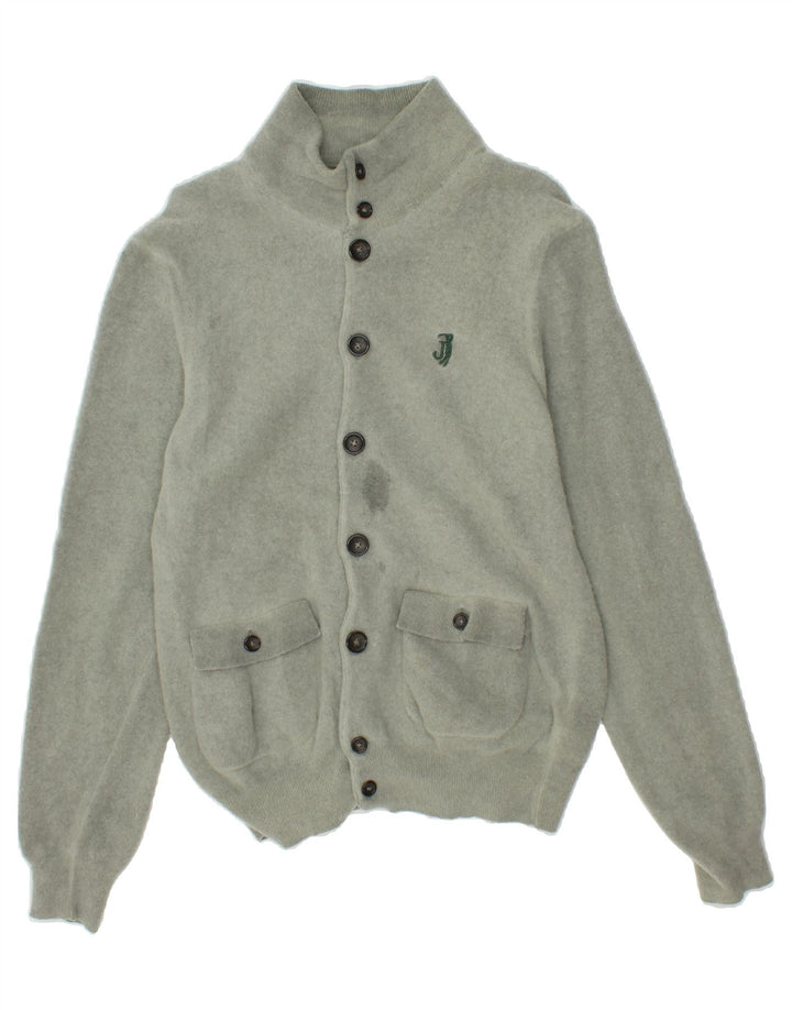 JECKERSON Womens Cardigan Sweater UK 14 Large Grey Vintage Jeckerson and Second-Hand Jeckerson from Messina Hembry 