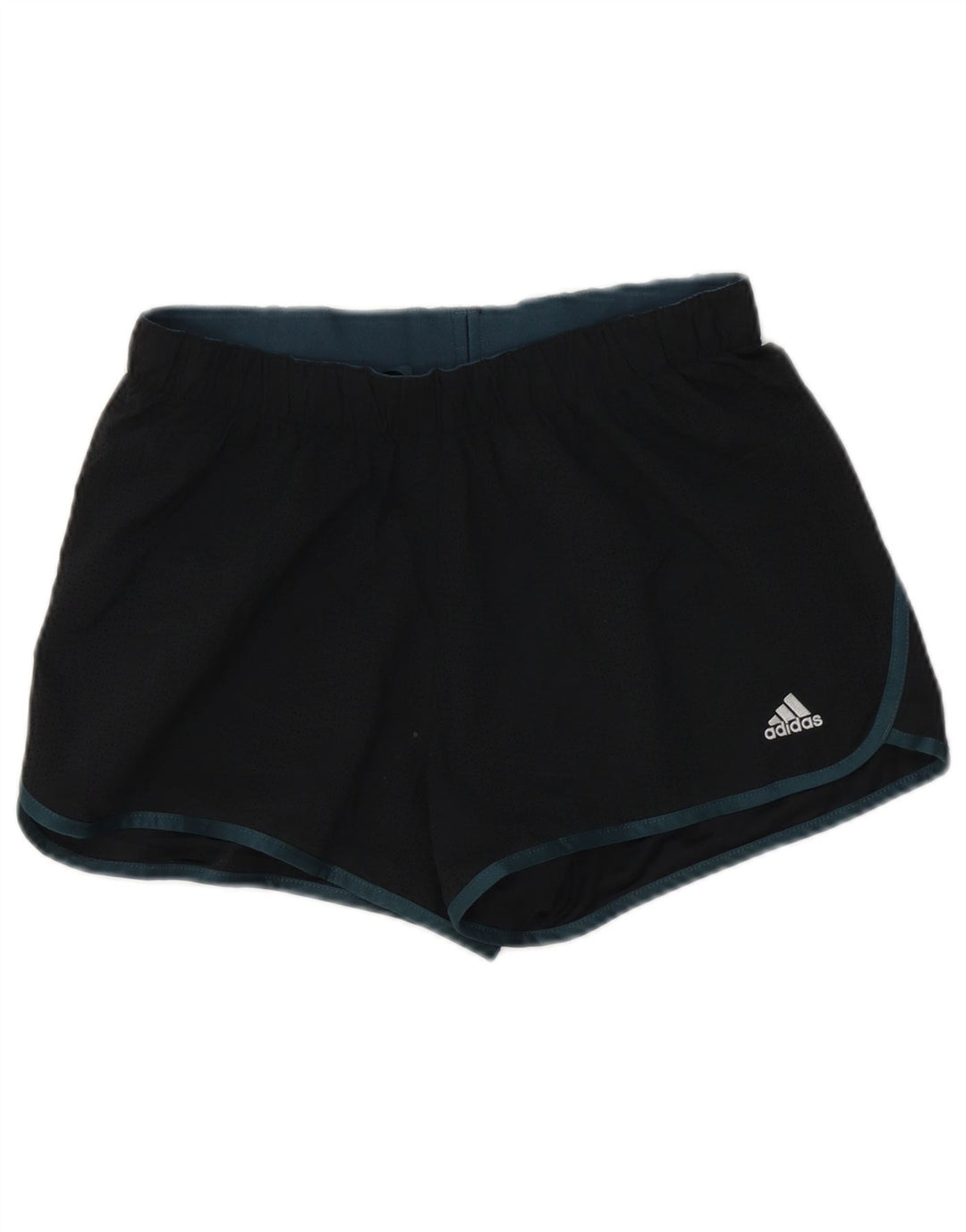 Damskie spodenki sportowe Adidas UK 10, małe, czarne, poliestrowe