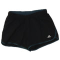 Damskie spodenki sportowe Adidas UK 10, małe, czarne, poliestrowe