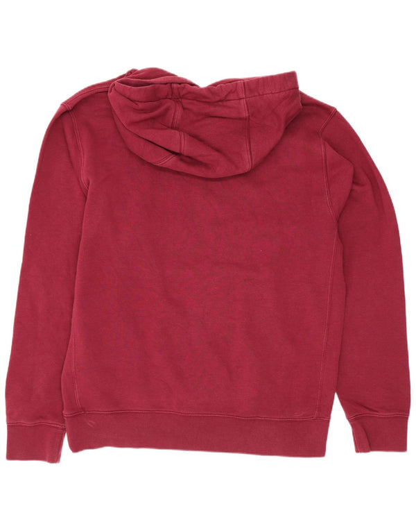 Męska bluza z kapturem Nike Graphic o regularnym kroju, mała, bordowa, bawełniana