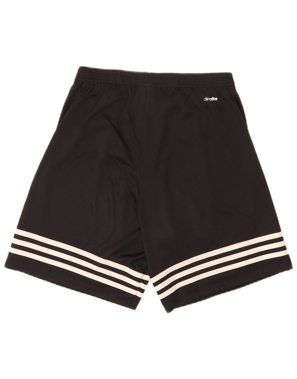 Męskie spodenki sportowe Adidas Climalite, małe, czarne, poliestrowe