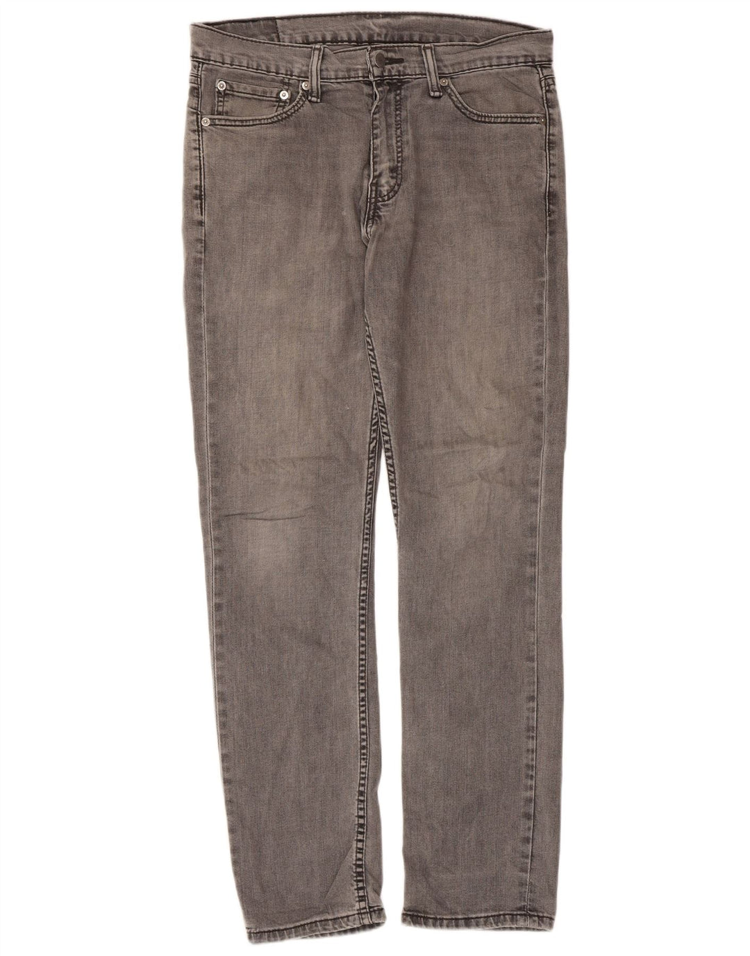 Męskie jeansy Levi's 511 Slim W33 L32 Szara bawełna