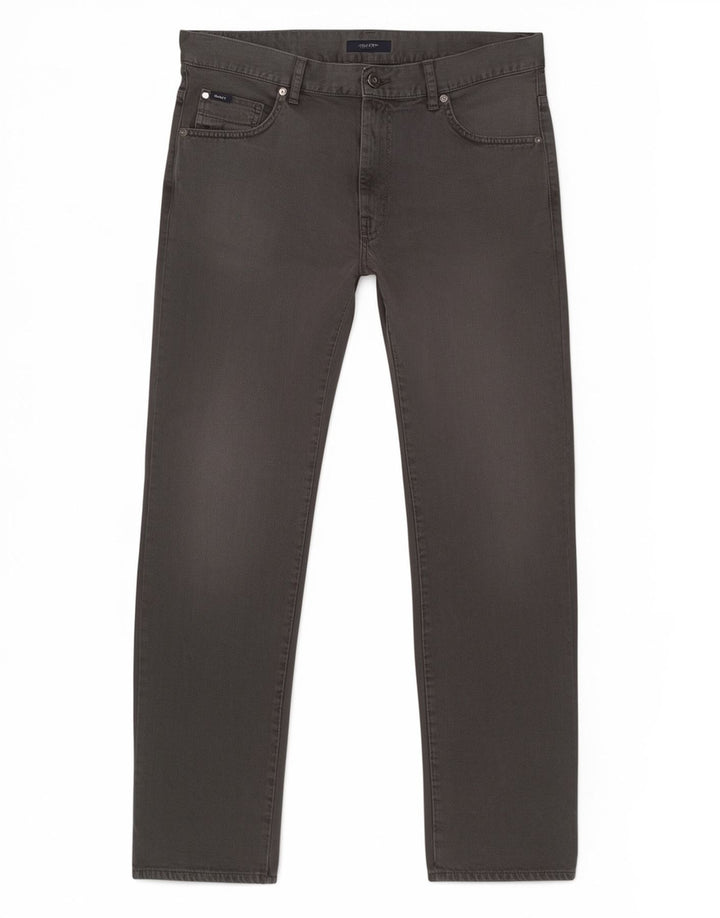 Damskie jeansy Gant Jason Regular Straight W34 L30 Szara bawełna