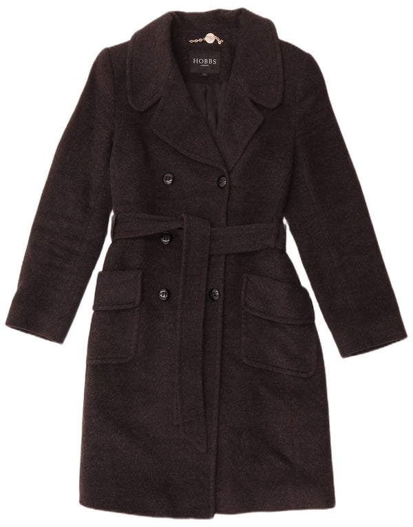 Dwurzędowy płaszcz damski Hobbs UK 8 Small, szara wełna