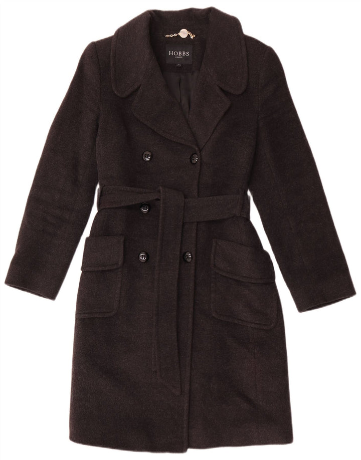 Dwurzędowy płaszcz damski Hobbs UK 8 Small, szara wełna